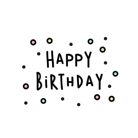 Happy Birthday Duschschaum