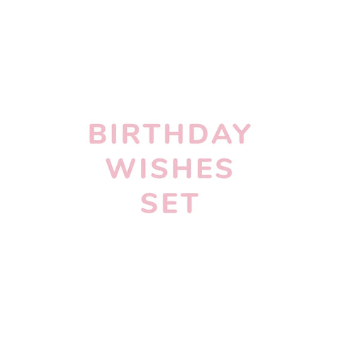 Birthday Wishes Set