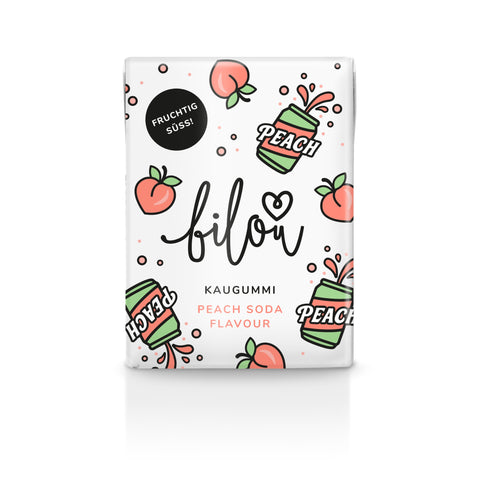 Peach Soda Flavour Kaugummi