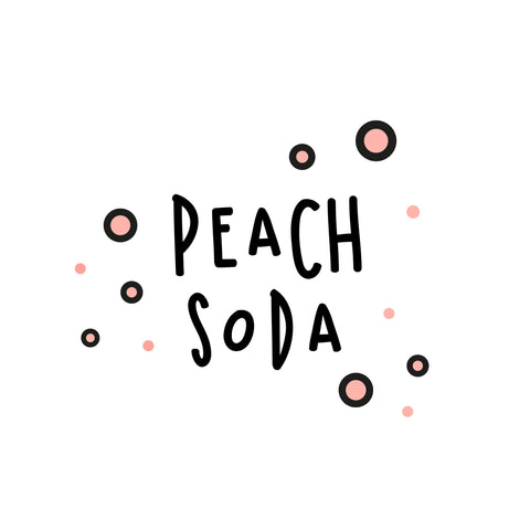 Peach Soda Flavour Kaugummi