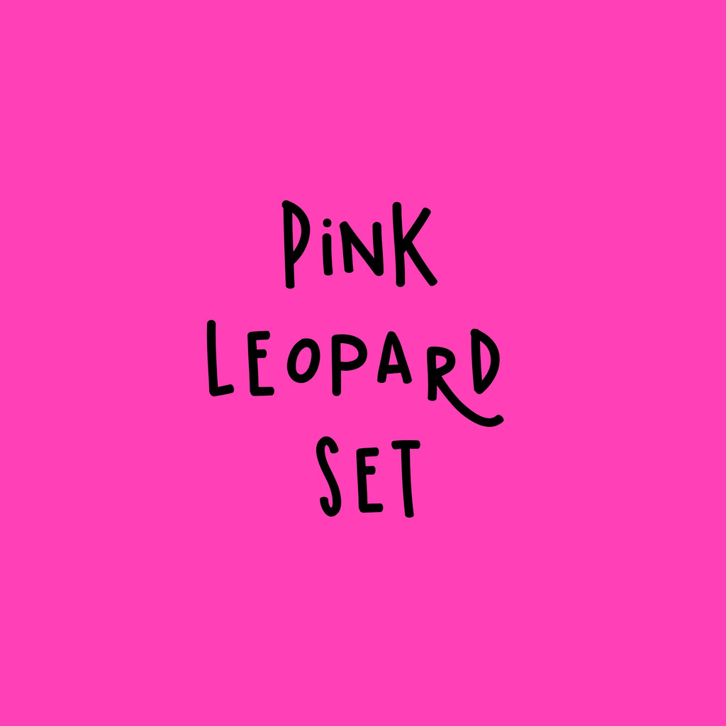 Pink Leopard Set