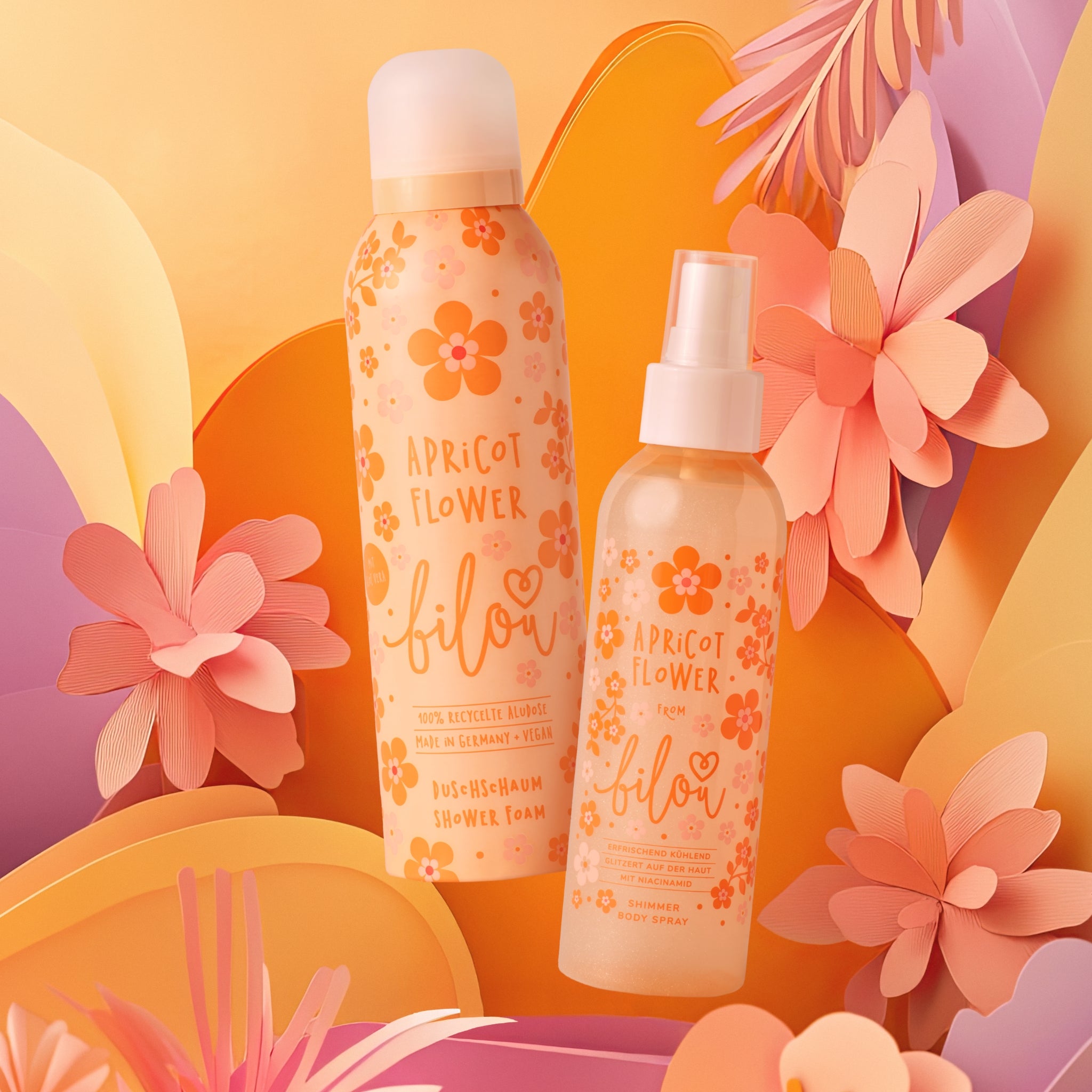 Apricot Flower Set