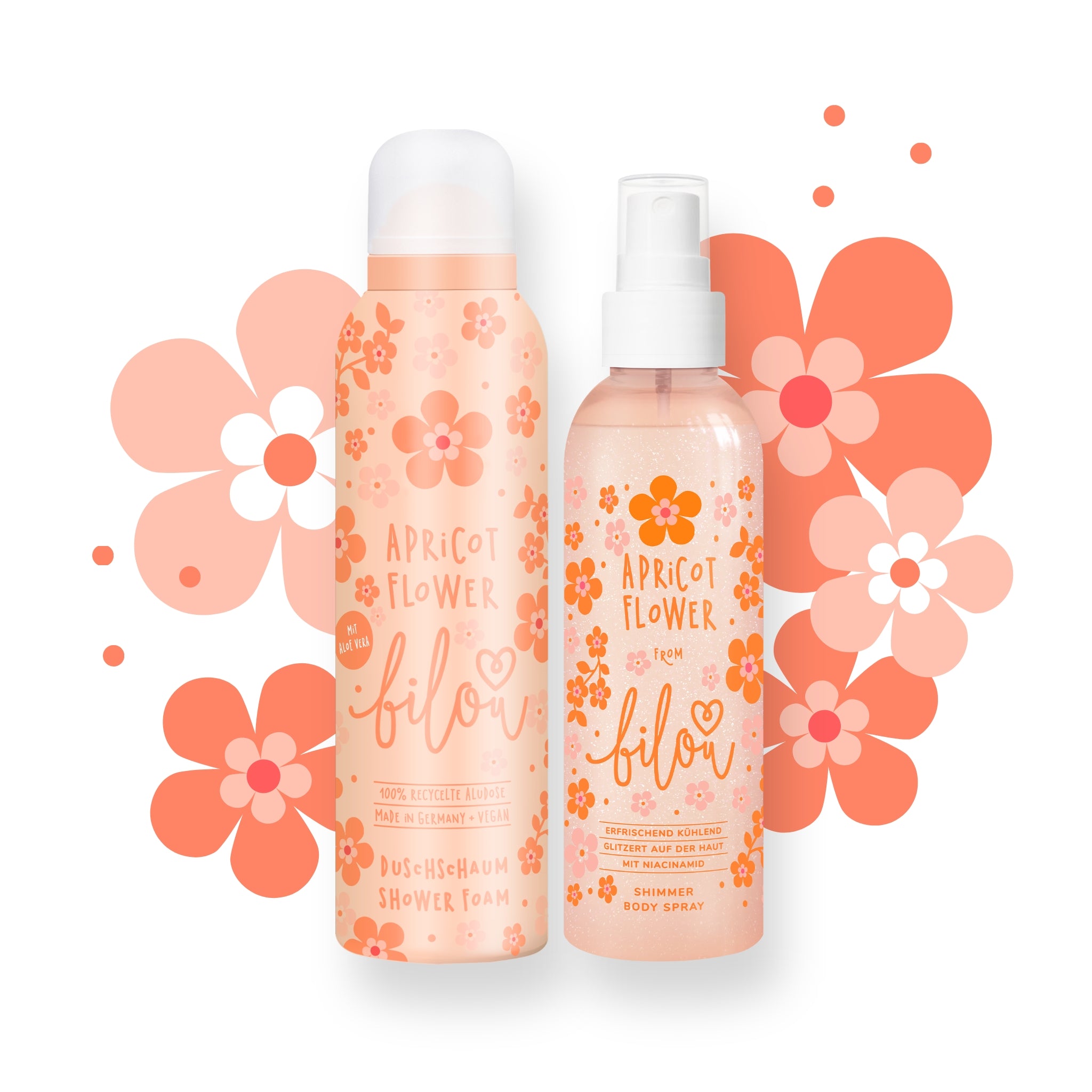 Apricot Flower Set