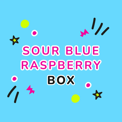 Sour Blue Raspberry Big Box – 16 Packs