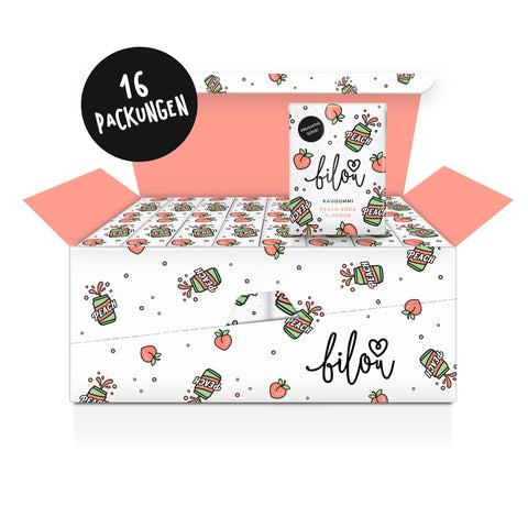 Peach Soda Kaugummi 16er Pack