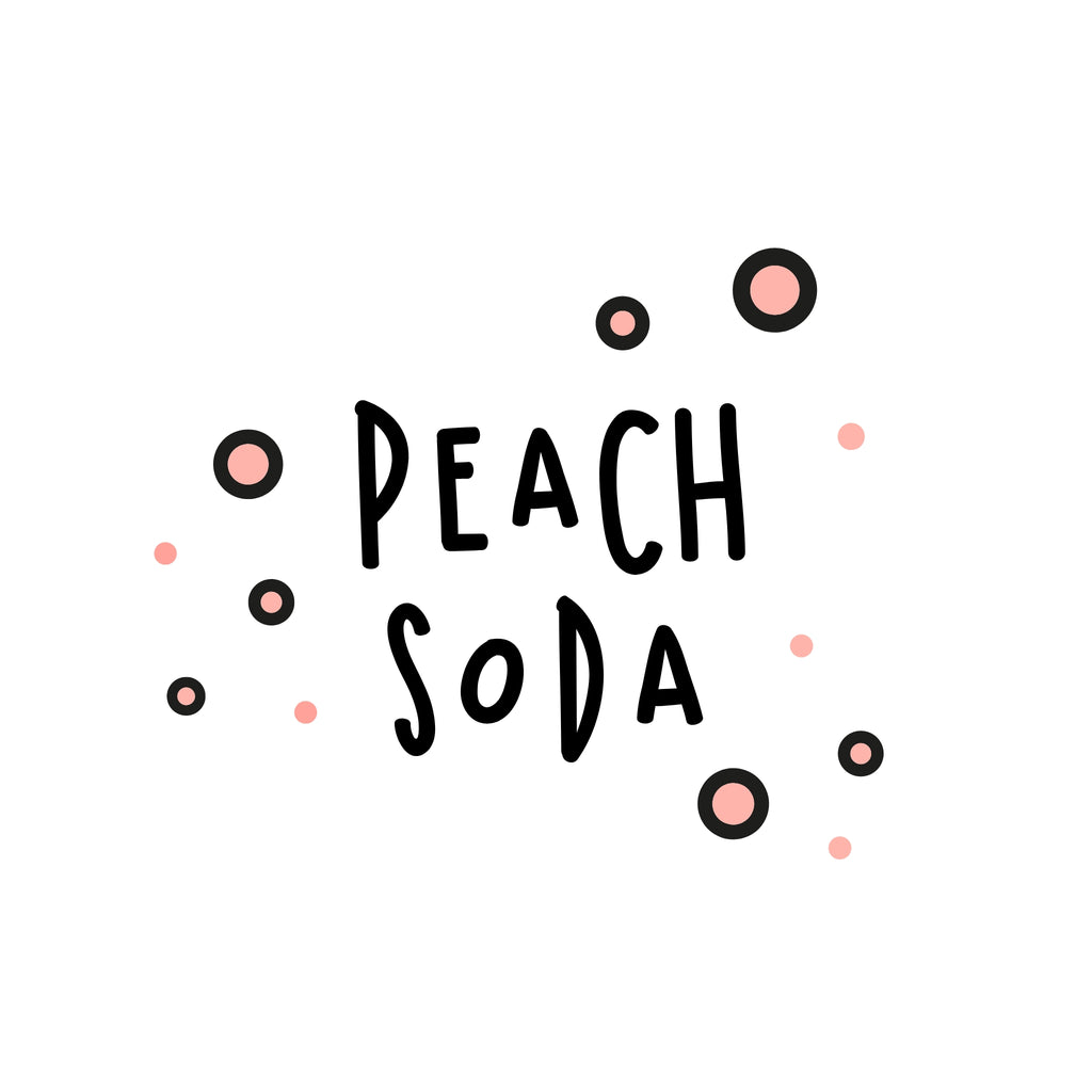 Peach Soda Flavour Kaugummi