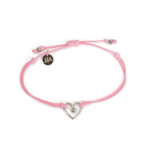 bilou rosa Herzensarmband
