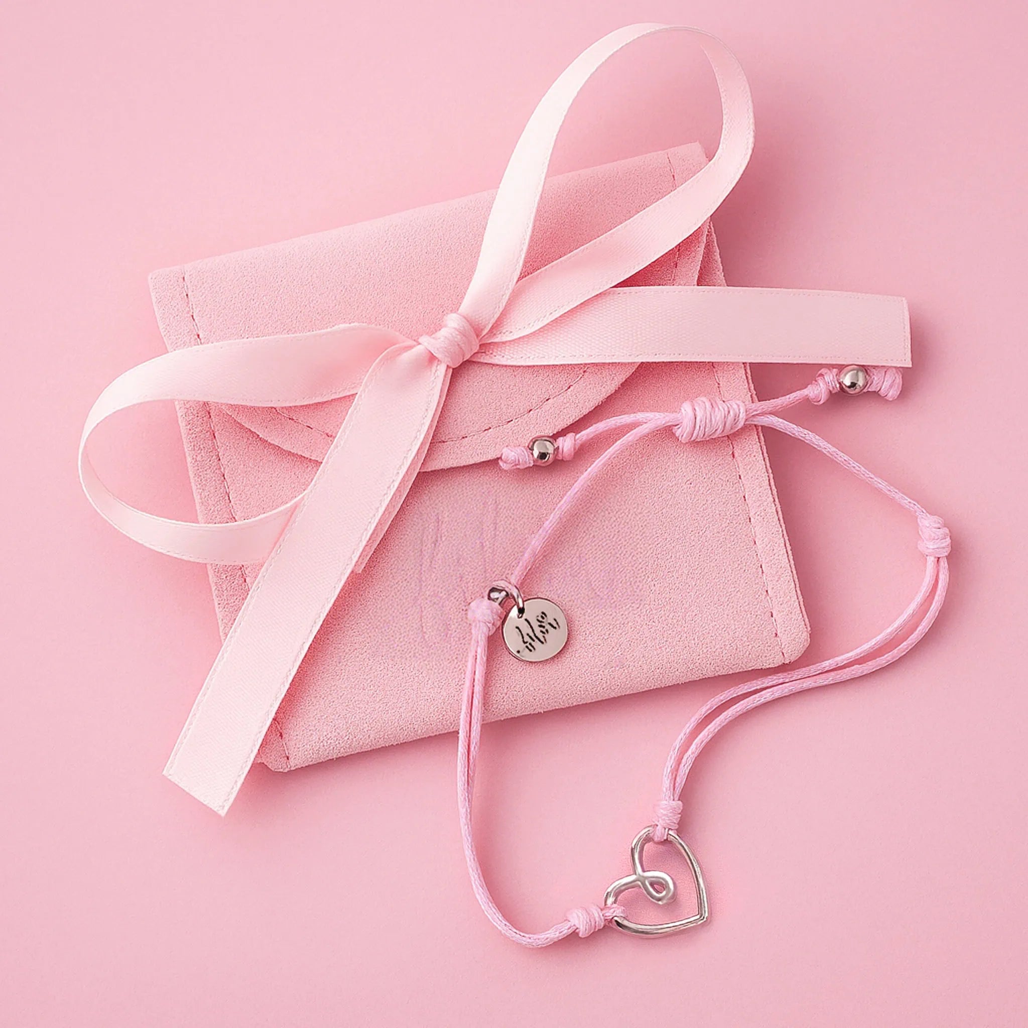 bilou rosa Herzensarmband